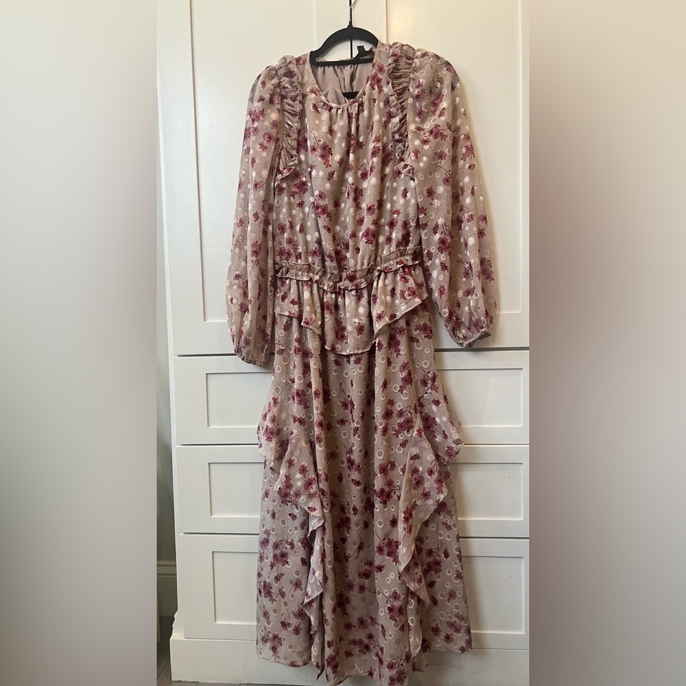Beautiful midi soft pink dress